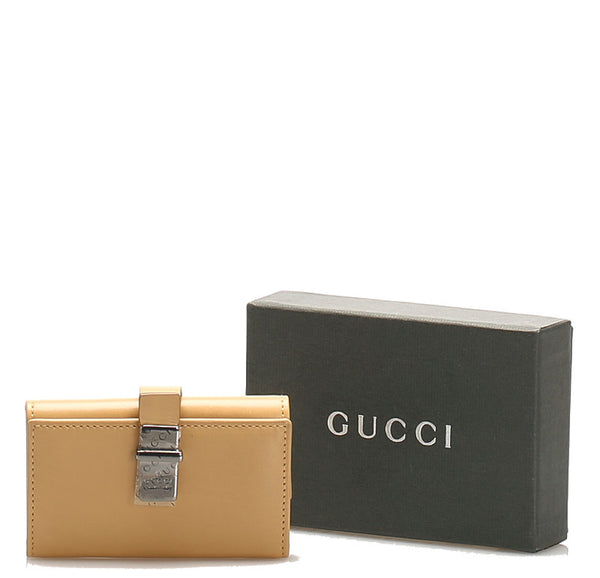 グッチ 6連 ベージュ レザー キーケース レディース GUCCI 中古
