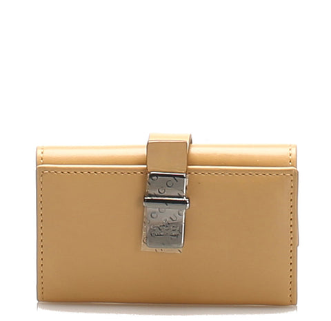 グッチ 6連 ベージュ レザー キーケース レディース GUCCI 中古