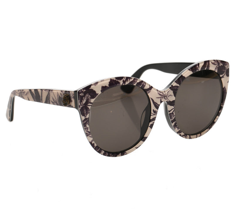 グッチ ネイビー ホワイト プラスチック サングラス レディース GUCCI 中古