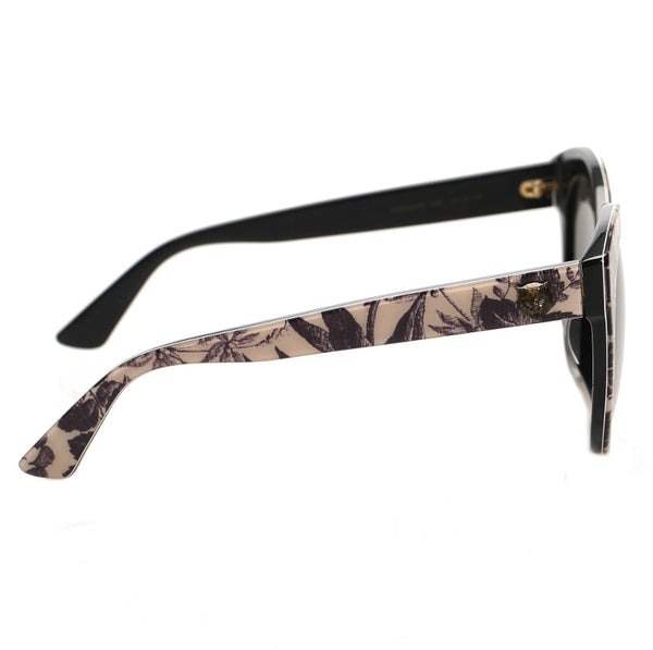 グッチ ネイビー ホワイト プラスチック サングラス レディース GUCCI 中古