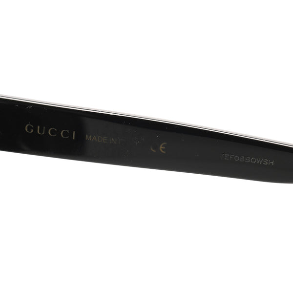 グッチ ネイビー ホワイト プラスチック サングラス レディース GUCCI 中古