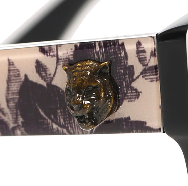 グッチ ネイビー ホワイト プラスチック サングラス レディース GUCCI 中古