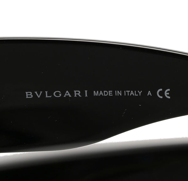 ブルガリ ブラック 黒 プラスチック サングラス レディース BVLGARI 中古