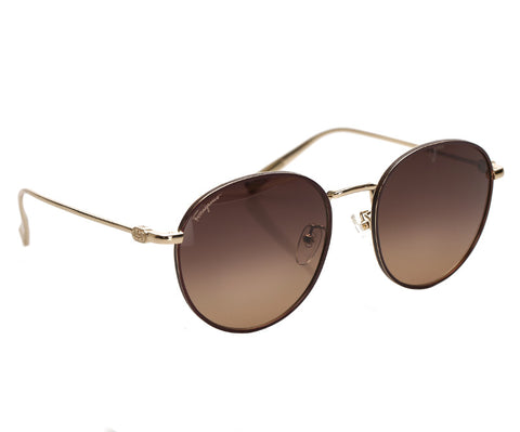 サルヴァトーレフェラガモ ブラウン ゴールド メタル プラスチック サングラス ユニセックス Salvatore Ferragamo 中古