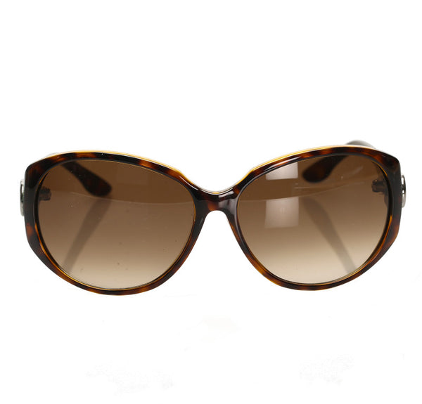 グッチ GG ブラウン 茶 プラスチック サングラス レディース GUCCI 中古