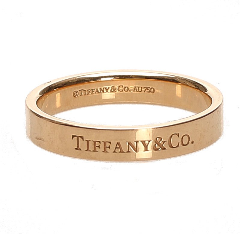 ティファニー ゴールド K18イエローゴールド AU750 リング 指輪 メンズ TIFFANY&Co. 20号 中古