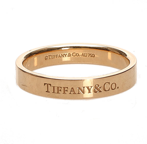 ティファニー ゴールド K18イエローゴールド AU750 リング 指輪 メンズ TIFFANY&Co. 20号 中古