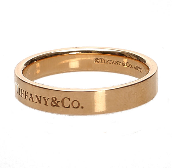 ティファニー ゴールド K18イエローゴールド AU750 リング 指輪 メンズ TIFFANY&Co. 20号 中古