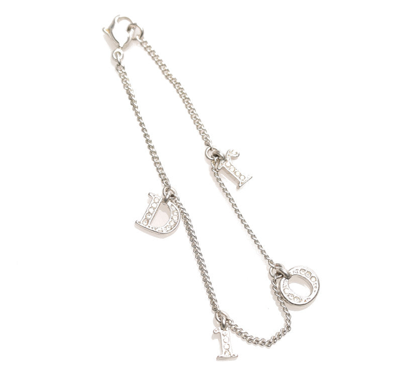 ディオール シルバー メタル ストーン ブレスレット レディース Dior 中古