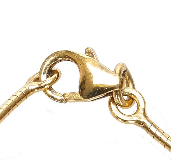 エルメス ポップアップ H ゴールド メッキ ネックレス レディース HERMES 中古