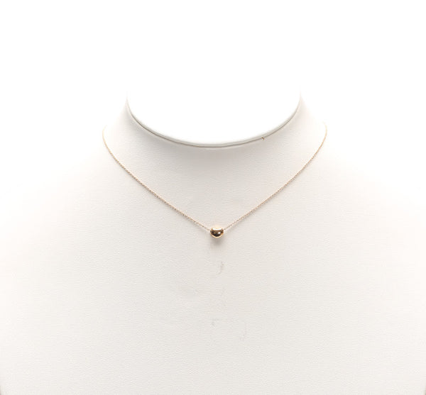 ティファニー ゴールド ピンクゴールド ビーンズ ネックレス レディース TIFFANY&Co. 中古