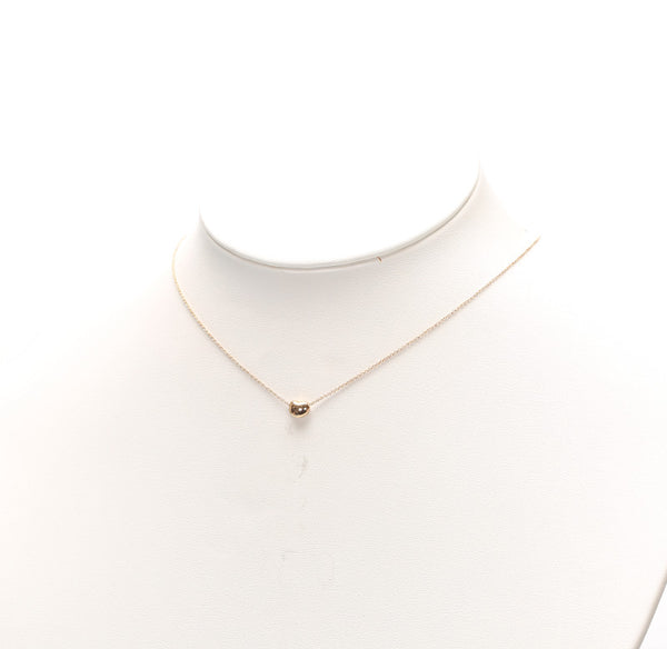 ティファニー ゴールド ピンクゴールド ビーンズ ネックレス レディース TIFFANY&Co. 中古