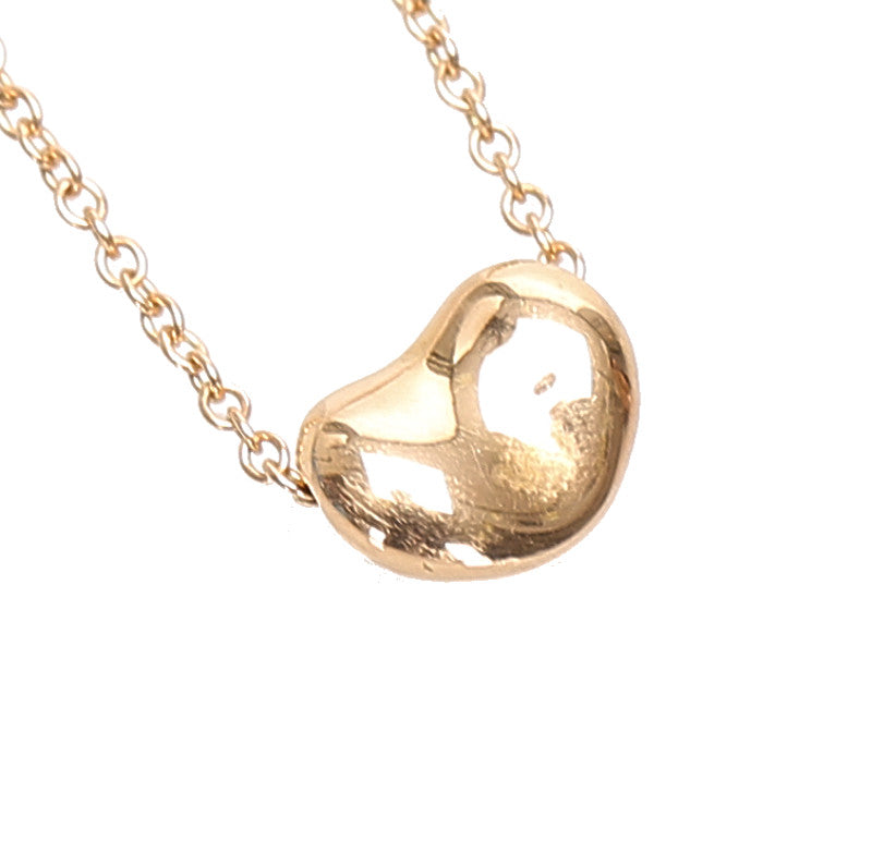 ティファニー ゴールド ピンクゴールド ビーンズ ネックレス レディース TIFFANY&Co. 中古
