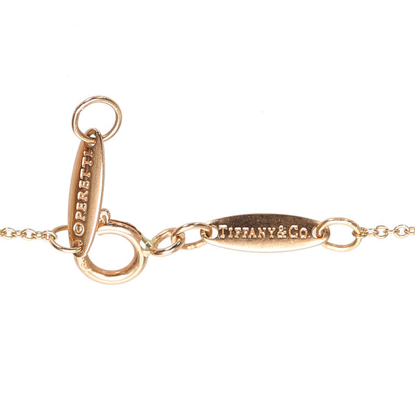 ティファニー ゴールド ピンクゴールド ビーンズ ネックレス レディース TIFFANY&Co. 中古