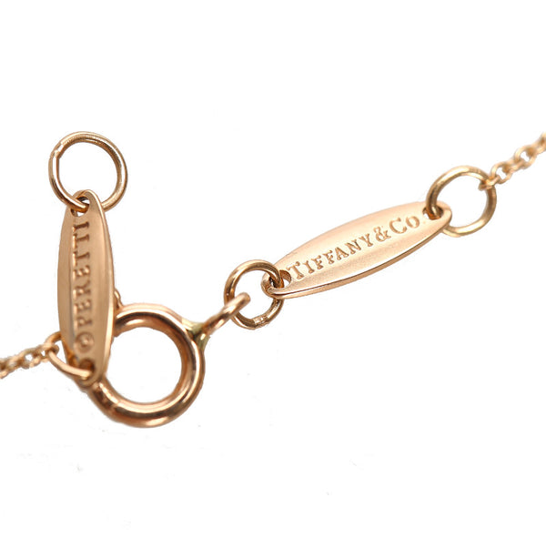 ティファニー ゴールド ピンクゴールド ビーンズ ネックレス レディース TIFFANY&Co. 中古