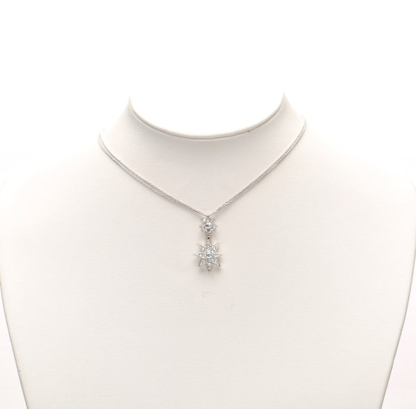ディオール ラインストーン メタル ネックレス レディース Dior 中古