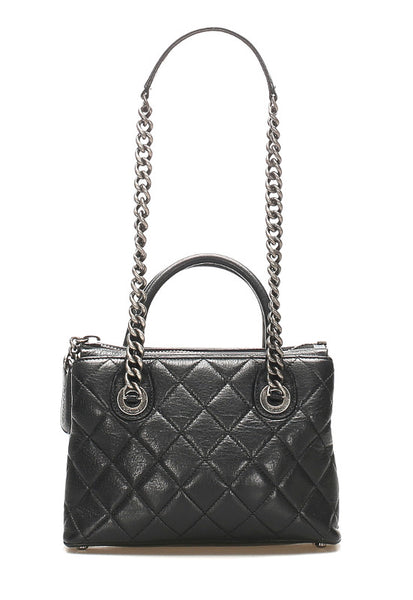 シャネル マトラッセ ブラック ラムスキン ハンドバッグ チェーン ショルダーバッグ 2WAY レディース CHANEL 中古