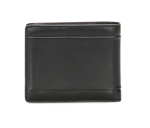 サルヴァトーレフェラガモ ブラック 黒 レザー 二つ折り財布 メンズ Salvatore Ferragamo 中古