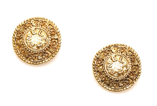 シャネル ゴールド 金 メッキ イヤリング レディース CHANEL 中古