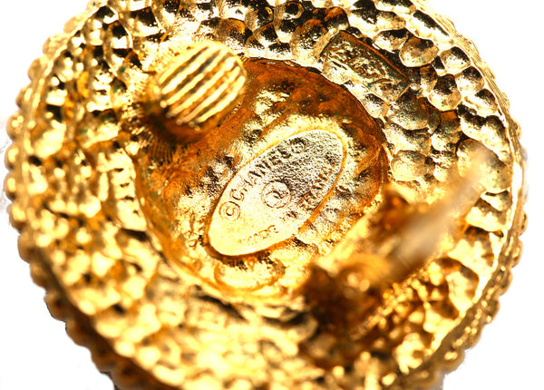 シャネル ゴールド 金 メッキ イヤリング レディース CHANEL 中古