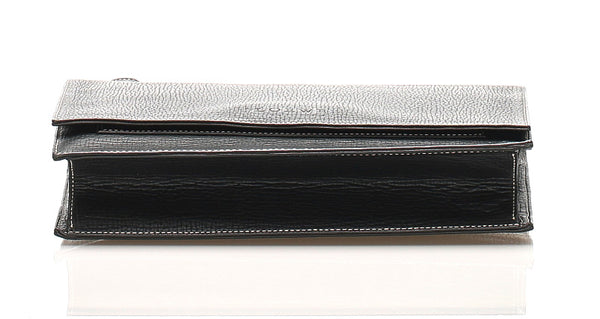 ロエベ ブラック レザー 肩掛け ショルダーバッグ レディース LOEWE 【中古】