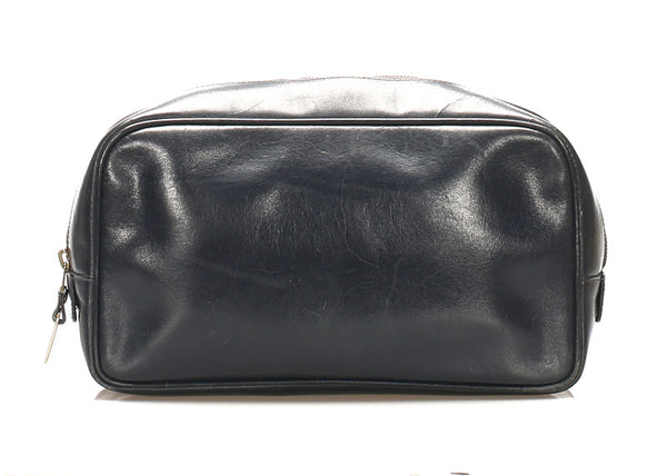 グッチ 014 361 514 ブラック レザー セカンドバッグ メンズ GUCCI 中古