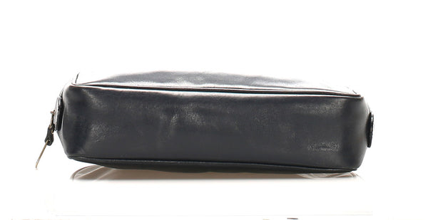 グッチ 014 361 514 ブラック レザー セカンドバッグ メンズ GUCCI 中古
