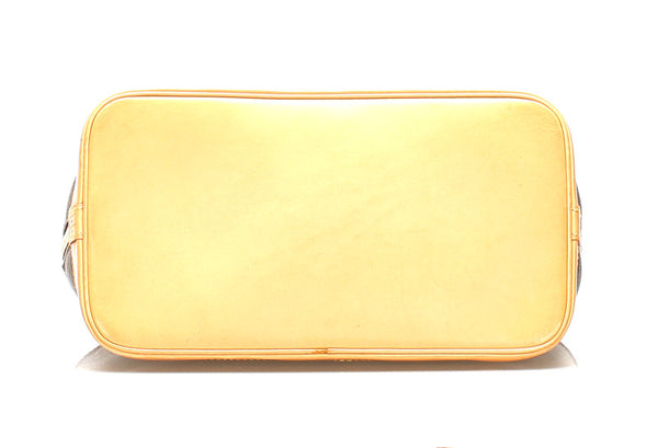 ルイ ヴィトン モノグラム アルマ M51130 ブラウン 茶 PVC レザー ハンドバッグ レディース LOUIS VUITTON 中古