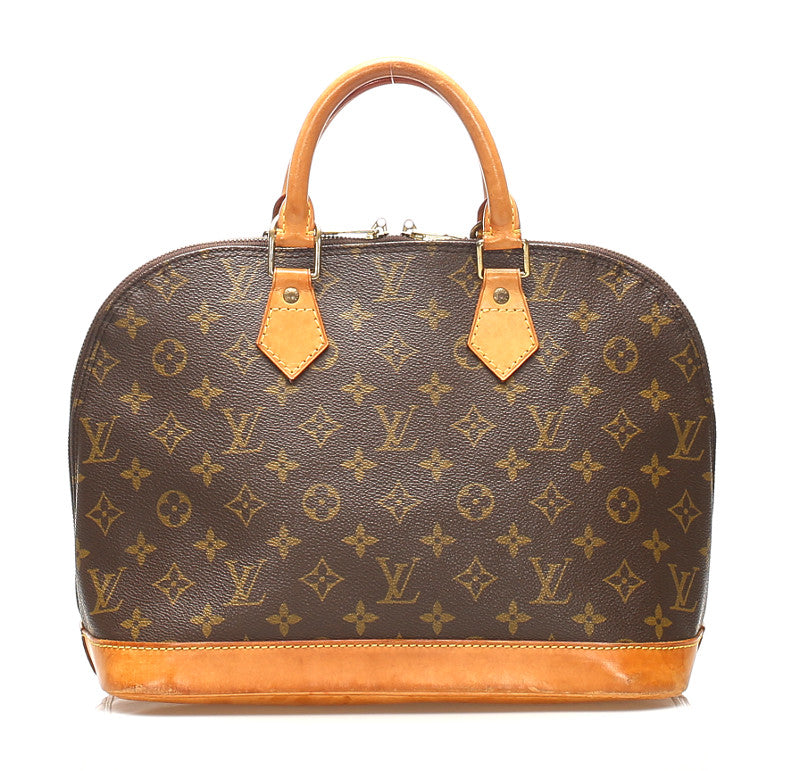 ルイ ヴィトン モノグラム アルマ Ｍ51130 ブラウン 茶 PVC レザー ハンドバッグ ユニセックス LOUIS VUITTON 中古