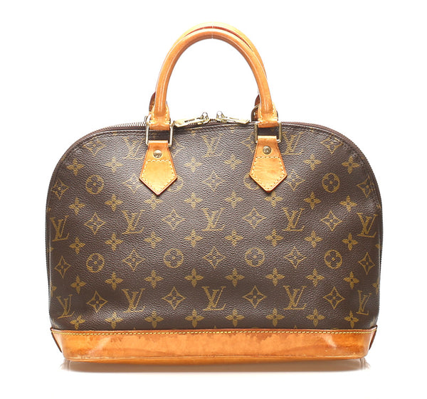 ルイ ヴィトン モノグラム アルマ Ｍ51130 ブラウン 茶 PVC レザー ハンドバッグ ユニセックス LOUIS VUITTON 中古