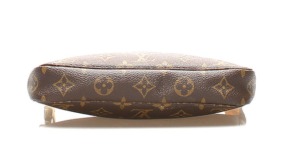 ルイ ヴィトン ポシェット アクセソワール M51980 ブラウン  PVC レザー ポーチ レディース LOUIS VUITTON 中古