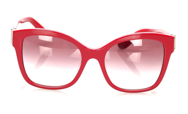 ドルチェアンドガッバーナ レッド プラスチック サングラス レディース DOLCE&GABBANA 中古