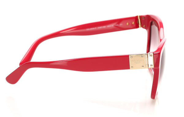 ドルチェアンドガッバーナ レッド プラスチック サングラス レディース DOLCE&GABBANA 中古