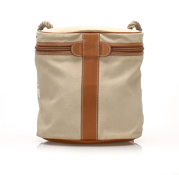 グッチ 001・58・1108 ベージュ キャンバス 肩掛け ショルダーバッグ レディース GUCCI 中古