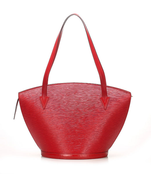 ルイ ヴィトン エピ サンジャック M52267 レッド 赤 レザー ショルダーバッグ レディース LOUIS VUITTON 中古