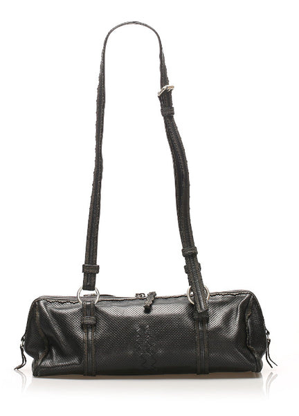 ボッテガヴェネタ ブラック 黒 レザー ショルダーバッグ レディース BOTTEGAVENETA 中古