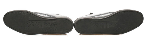 グッチ GGインプリメ 246344 ブラック PVC レザー スニーカー レディース GUCCI 中古