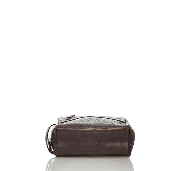 オメガ ブラウン レザー セカンドバッグ メンズ OMEGA 【中古】