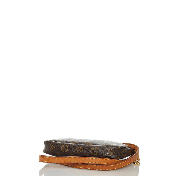 ルイ ヴィトン モノグラム ポシェットアクセソワール M51980 ブラウン PVC レザー ポーチ レディース LOUIS VUITTON 【中古】