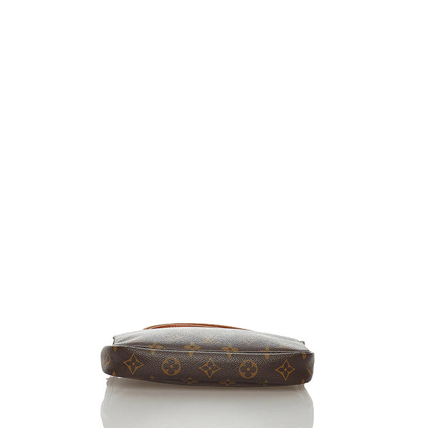 ルイ ヴィトン モノグラム ポシェットアクセソワール M51980 ブラウン PVC レザー ポーチ レディース LOUIS VUITTON 【中古】
