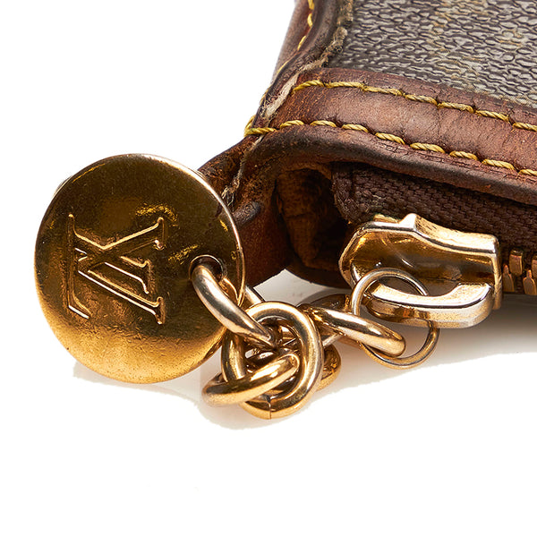 ルイ ヴィトン モノグラム パレルモPM M40145 ブラウン PVC レザー ハンドバッグ ショルダーバッグ 2WAY レディース LOUIS VUITTON 【中古】