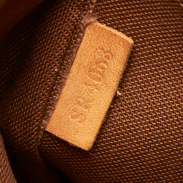 ルイ ヴィトン モノグラム パレルモPM M40145 ブラウン PVC レザー ハンドバッグ ショルダーバッグ 2WAY レディース LOUIS VUITTON 【中古】