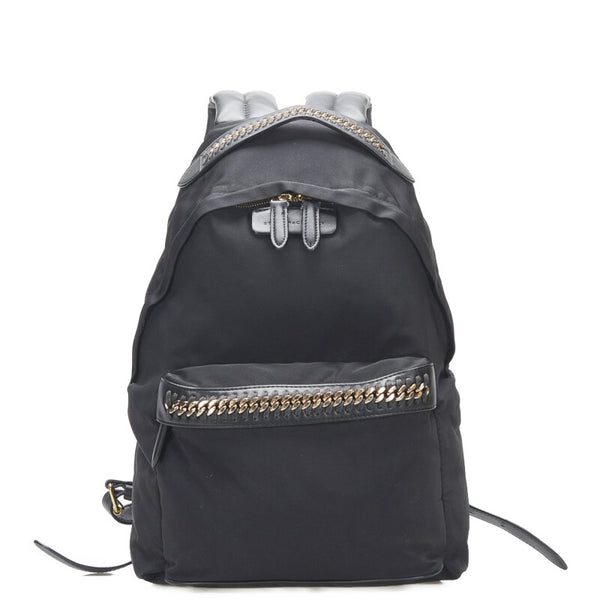 ステラマッカートニー リュック バックパック W8091 ブラック ナイロン レザー レディース Stella McCartney 【中古】
