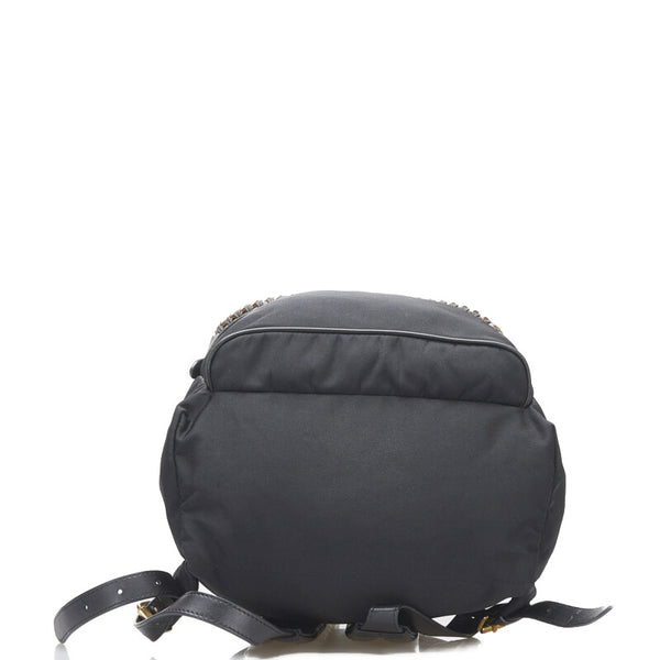 ステラマッカートニー リュック バックパック W8091 ブラック ナイロン レザー レディース Stella McCartney 【中古】