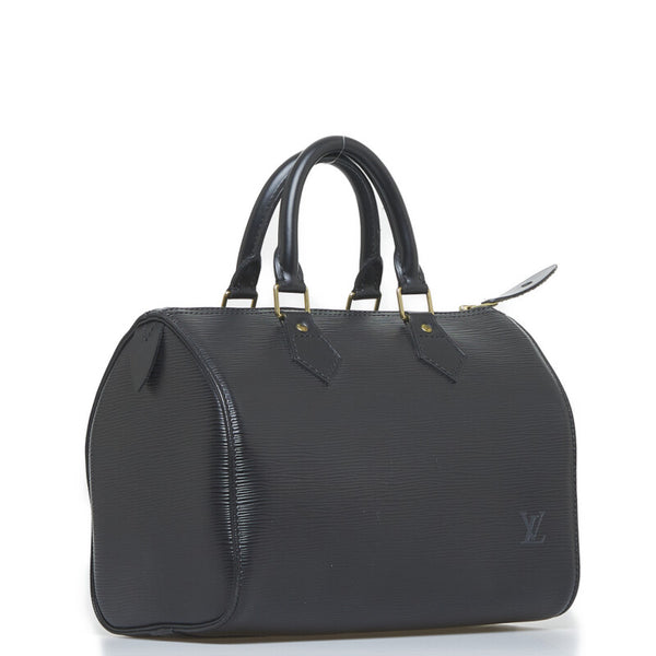 ルイ ヴィトン エピ スピーディ25 ハンドバッグ ミニボストンバッグ M43012 ノワール ブラック レザー レディース LOUIS VUITTON 【中古】