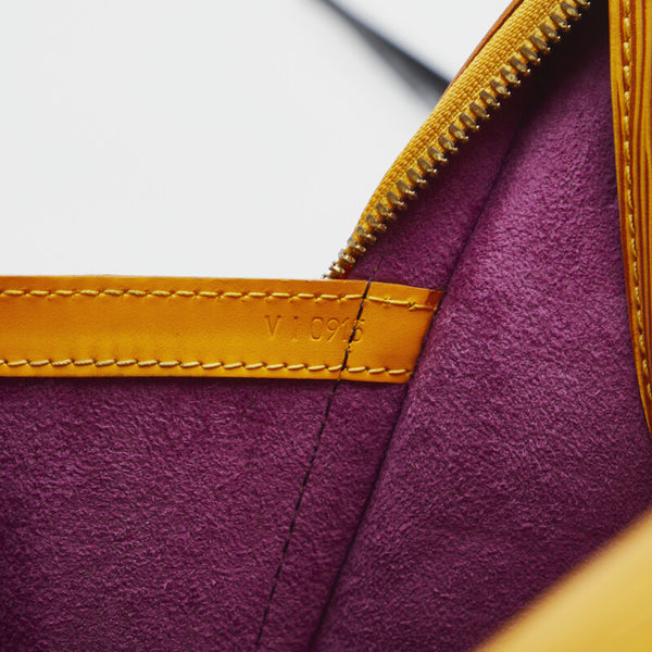 ルイ ヴィトン エピ ゴブラン リュックサック バックパック M52299 タッシリイエロー レザー レディース LOUIS VUITTON 【中古】