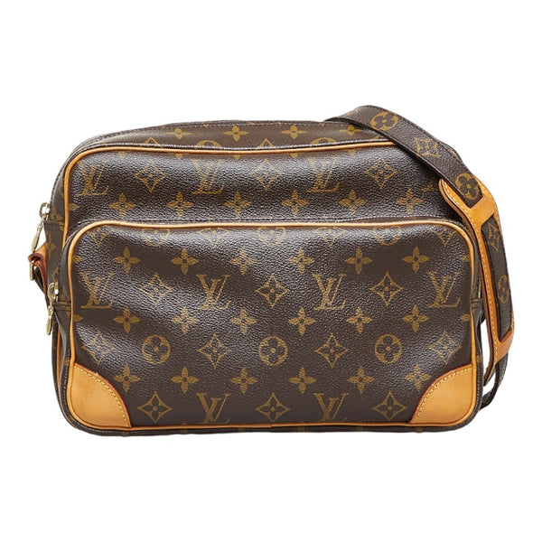 ルイ ヴィトン モノグラム ナイル 斜め掛け ショルダーバッグ M45244 ブラウン PVC レザー レディース LOUIS VUITTON 【中古】