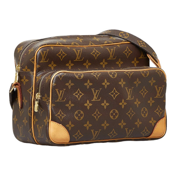 ルイ ヴィトン モノグラム ナイル 斜め掛け ショルダーバッグ M45244 ブラウン PVC レザー レディース LOUIS VUITTON 【中古】