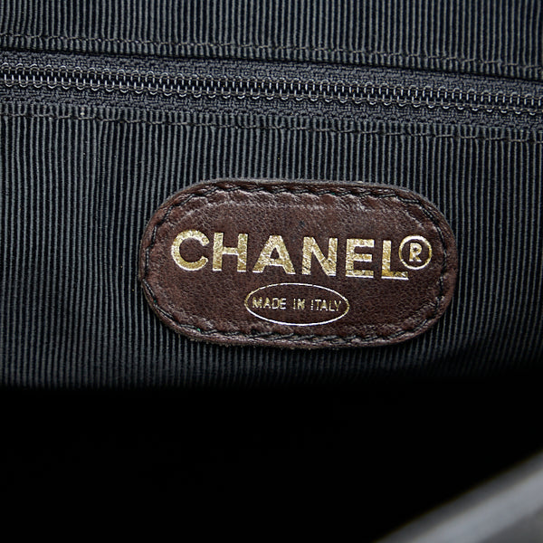 シャネル ココマーク ハンドバッグ トートバッグ ブラック ゴールド マットキャビアスキン レディース CHANEL 【中古】