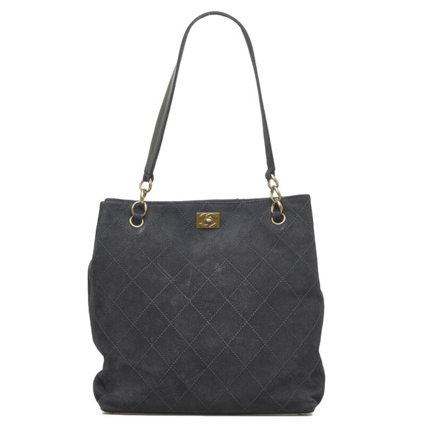 シャネル ココマーク ハンドバッグ トートバッグ ブラック レザー レディース CHANEL 【中古】